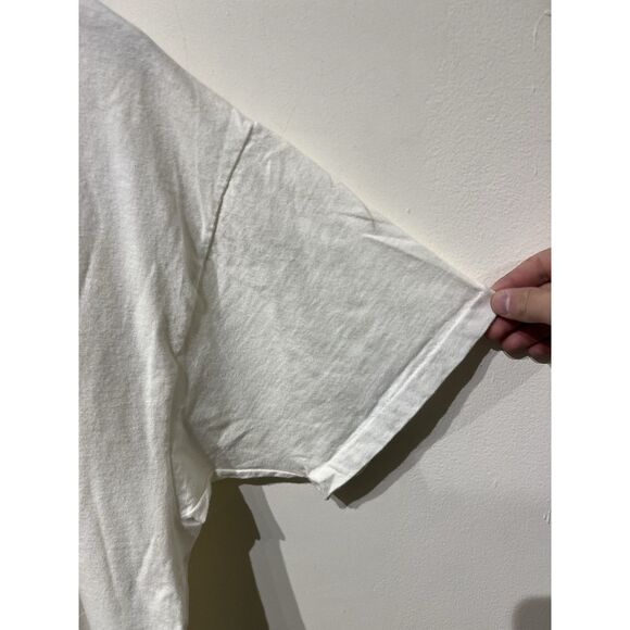 Vintage Woodstock 25th Anniversary 1994 White Single Stitch T Shirt Size XL - Picture 8 of 9